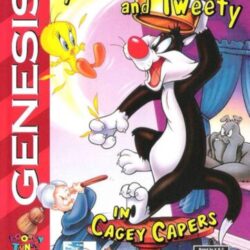 sylvester-tweety-in-cagey-capers-sega-mega-drive-cover