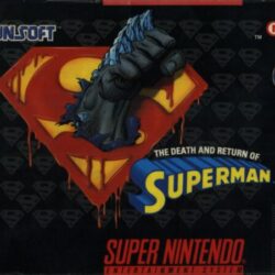 death-and-return-of-superman-the-snes-super-nintendo-snes-cover